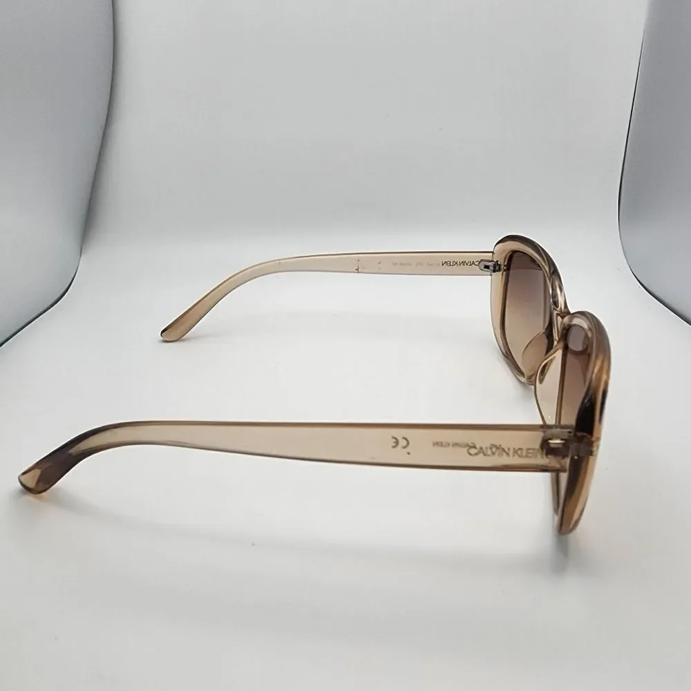 Calvin Klein Brown Translucent Sunglasses